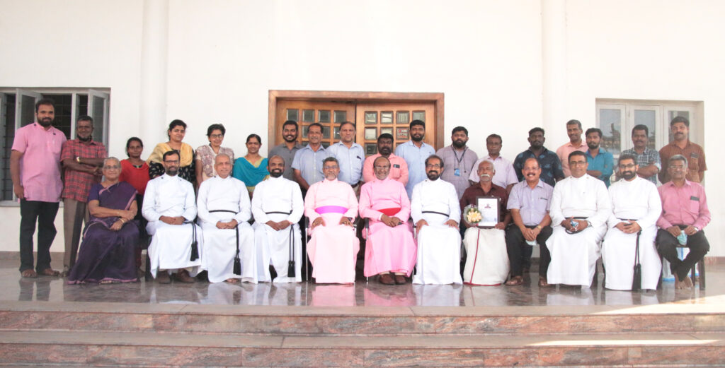 Sabha Office Bearers with staff members